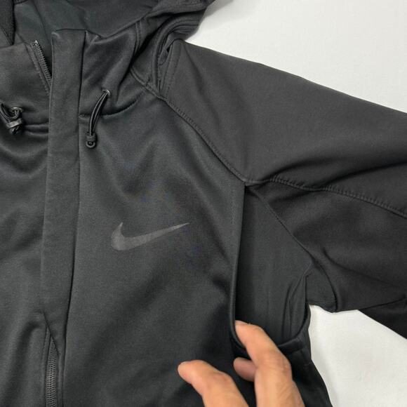 Nike Therma-Fit Hyper Elite Black Full-Zip Hoodie Size Small - Picture 4 of 7